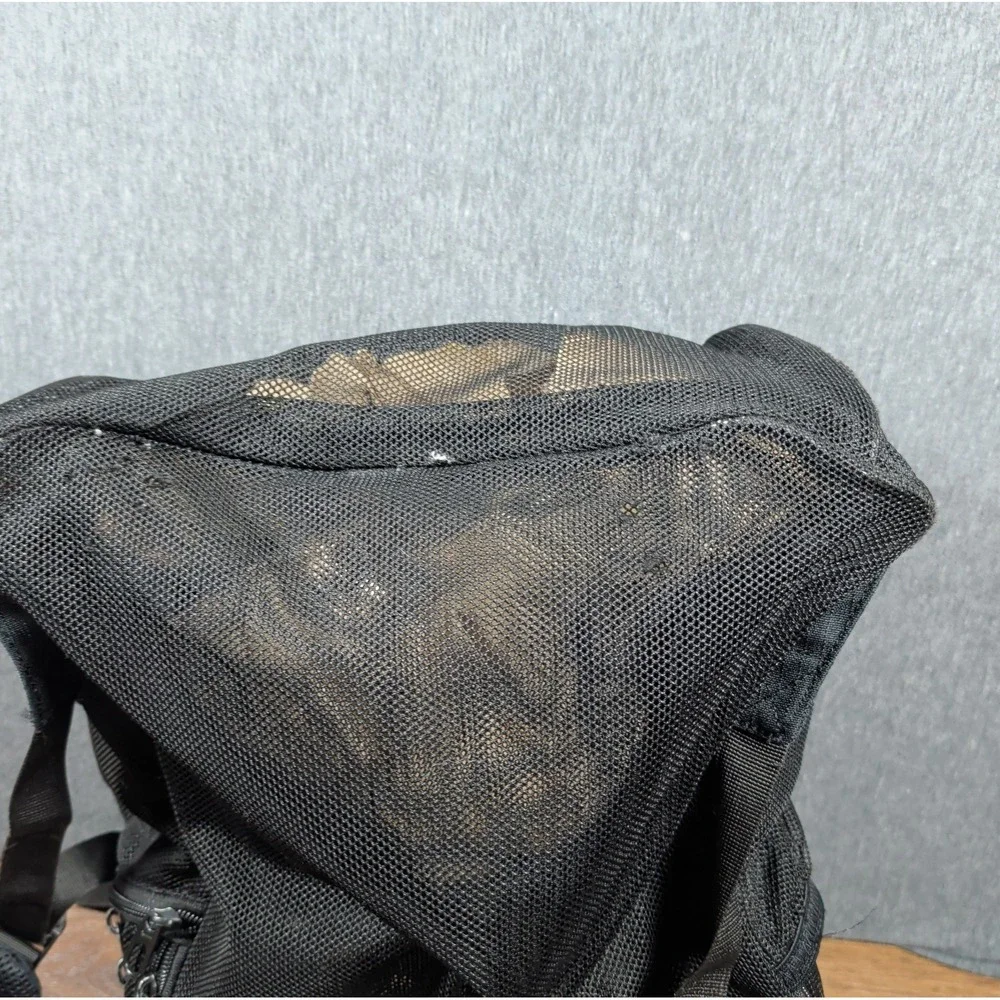 Nike BRASILIA Mesh Backpack 9.0 Black BA6050-010 Gym School GUC